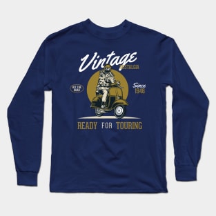 Vintage Vespa Nostalgia Long Sleeve T-Shirt